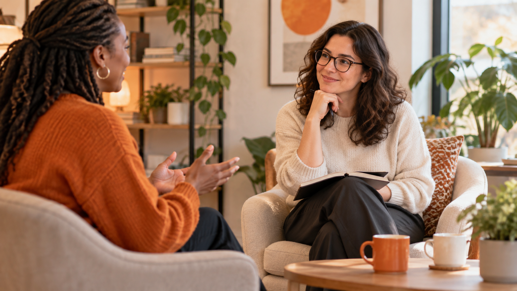 Neurodivergent professional in a workplace strategy coaching session